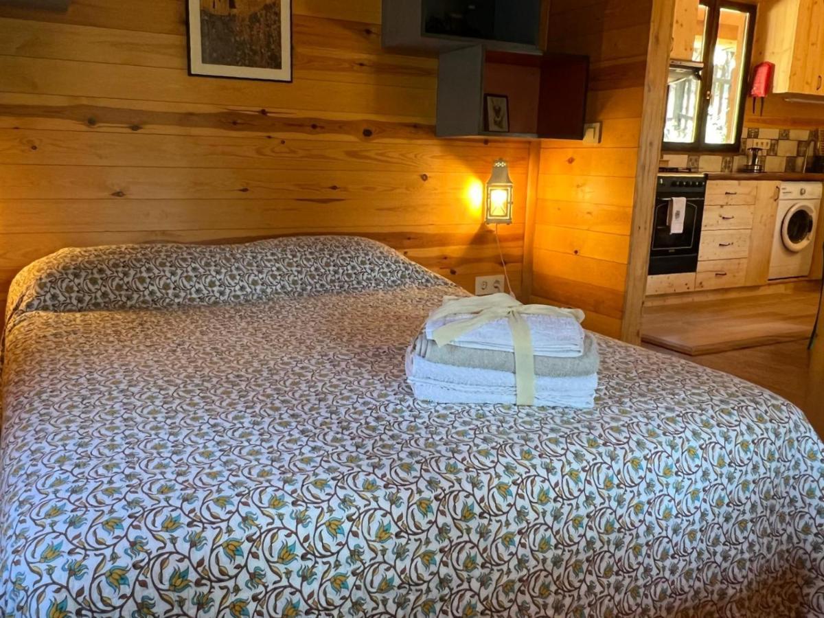 Amer Rustic Cabin In The Woods/Cabana En El Bosque מראה חיצוני תמונה